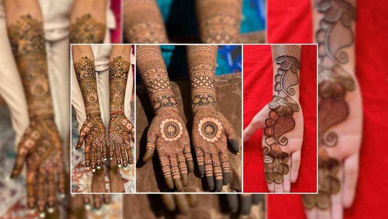 Modern Full Hand Mehndi Design