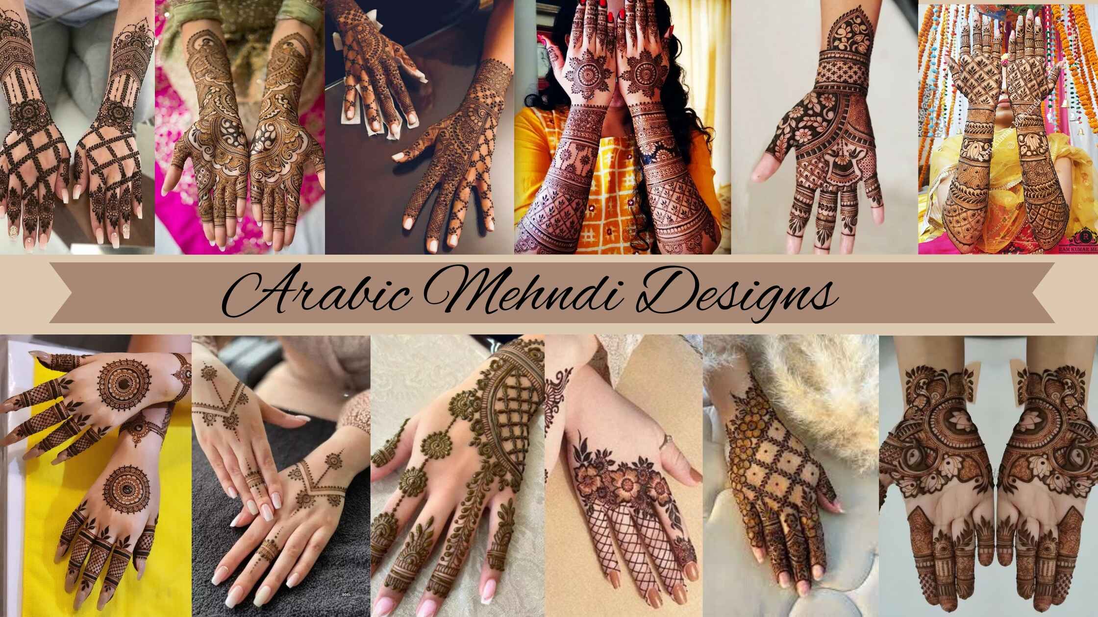 Easy Arabic Mehndi Design