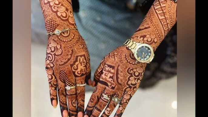 Modern Full Hand Mehndi Design