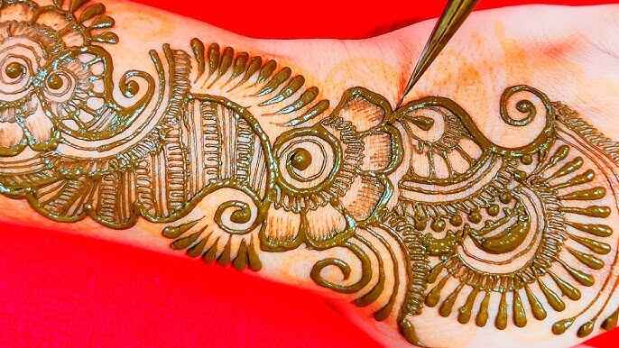 Modern Full Hand Mehndi Design