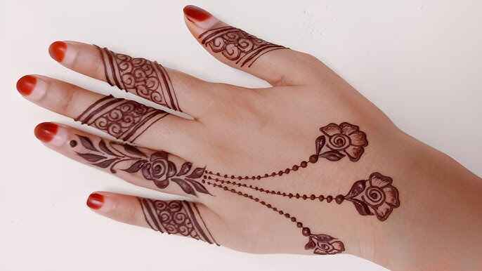 Easy Arabic Mehndi Design