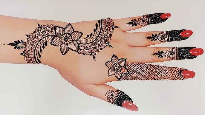 Easy Arabic Mehndi Design