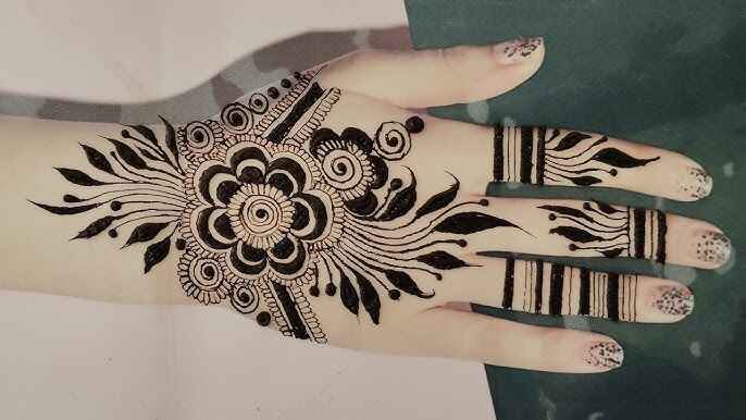 Easy Arabic Mehndi Design