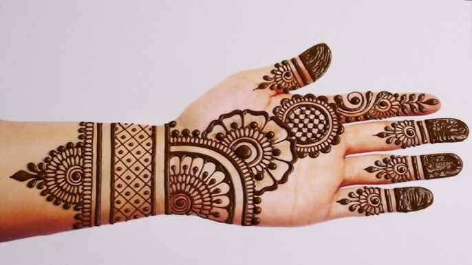 Easy Arabic Mehndi Design