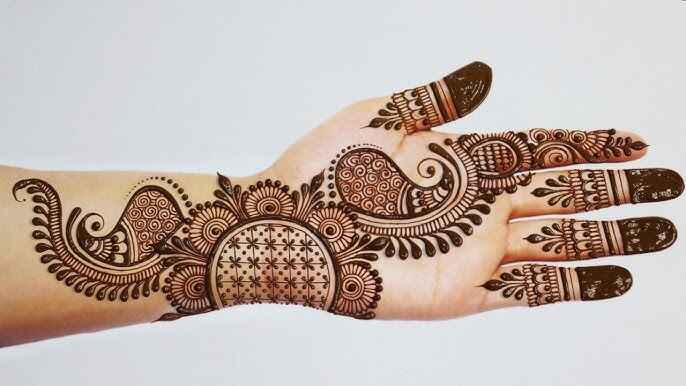 Easy Arabic Mehndi Design