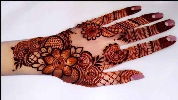 Easy Arabic Mehndi Design