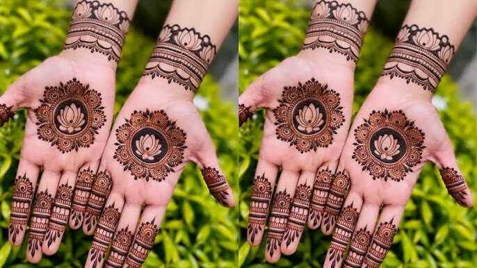 Modern Full Hand Mehndi Design