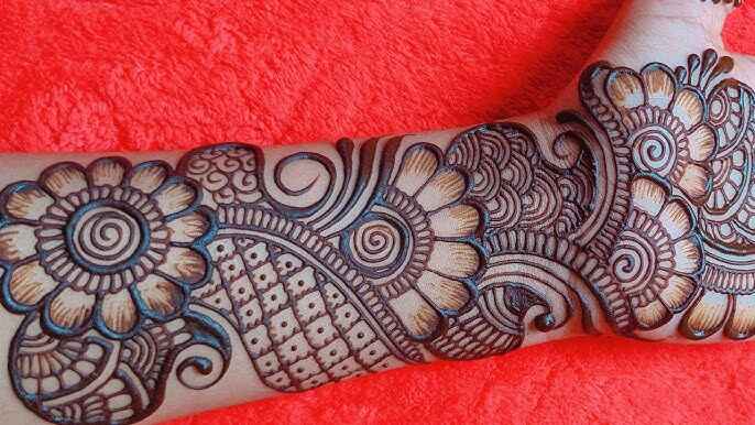 Modern Full Hand Mehndi Design