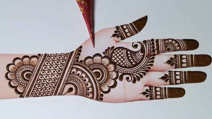 Easy Arabic Mehndi Design