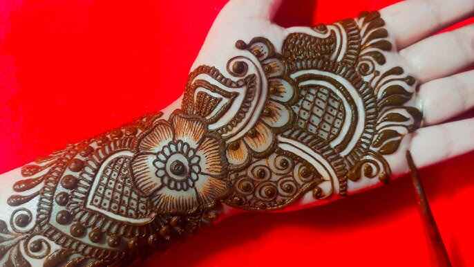 Easy Arabic Mehndi Design