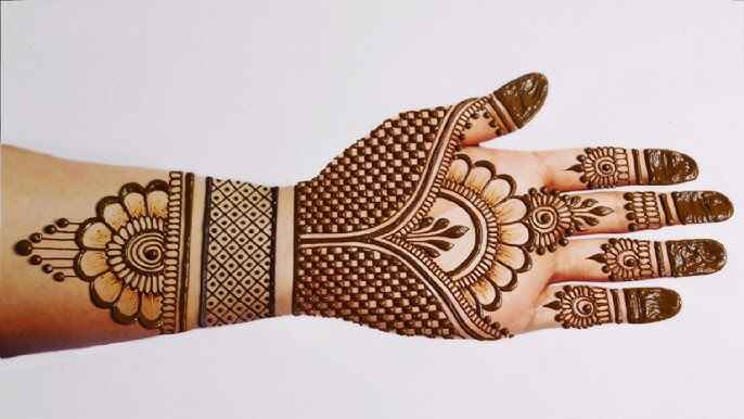 Easy Arabic Mehndi Design