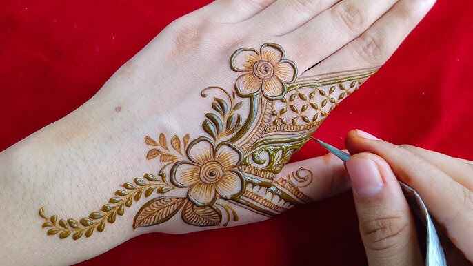 Easy Arabic Mehndi Design