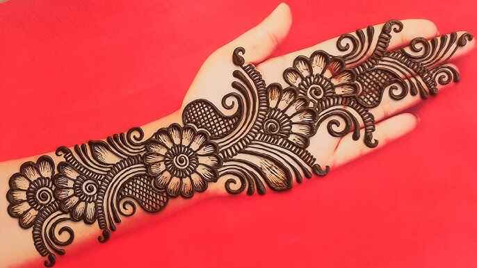 Easy Arabic Mehndi Design