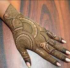 Modern Full Hand Mehndi Design