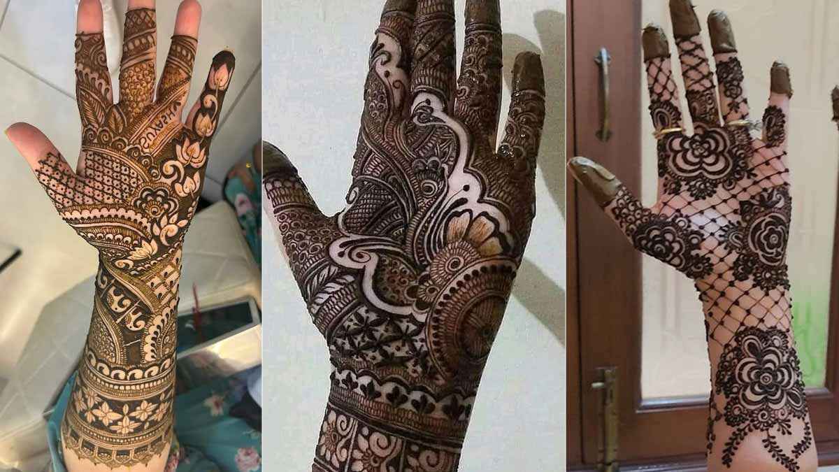 Modern Full Hand Mehndi Design