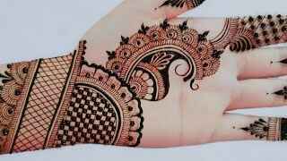 Royal Front Hand Mehndi Designs