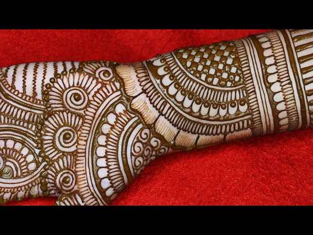 Modern Full Hand Mehndi Design