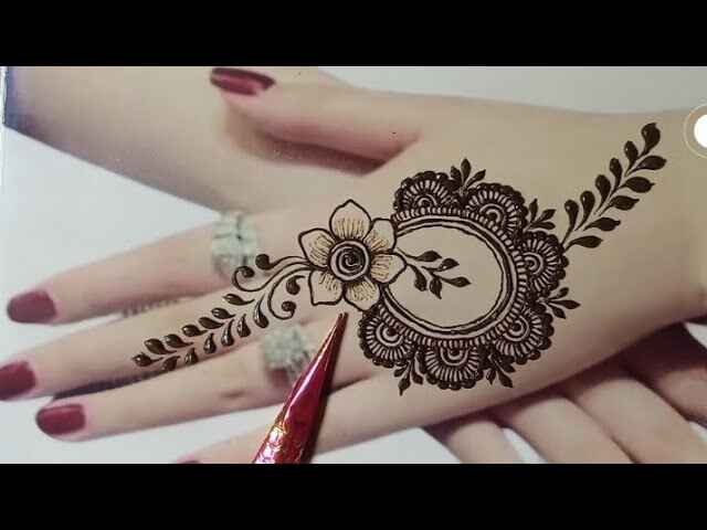 Easy Arabic Mehndi Design