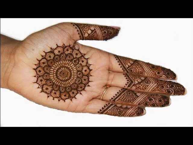 Royal Front Hand Mehndi Designs