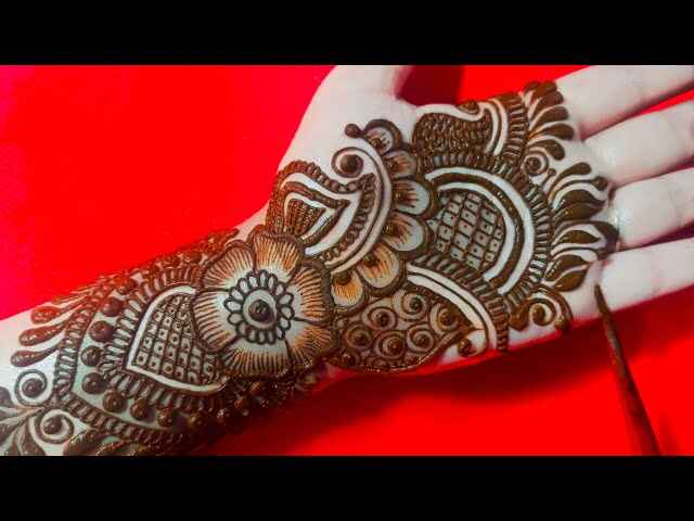 Modern Full Hand Mehndi Design