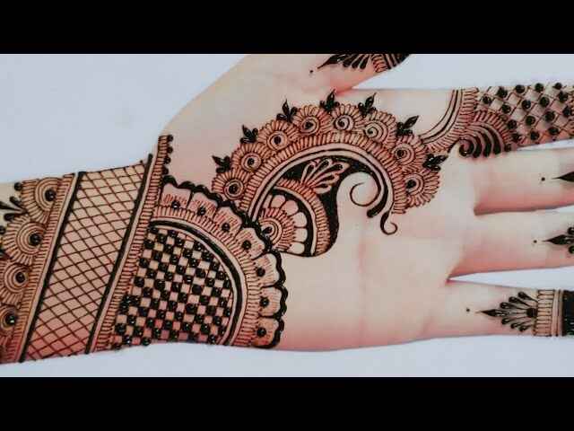 Easy Arabic Mehndi Design