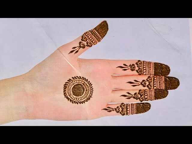 Royal Front Hand Mehndi Designs