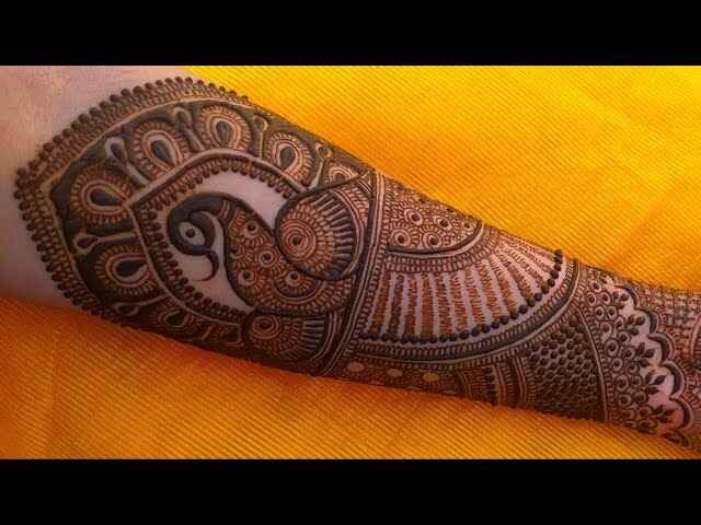 Modern Full Hand Mehndi Design