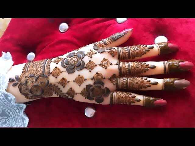 Modern Full Hand Mehndi Design