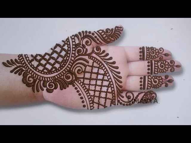 Royal Front Hand Mehndi Designs